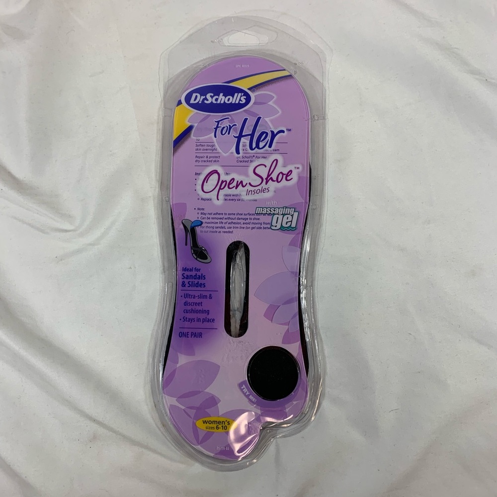 🥰NEW DR SCHOLL’S OPEN TOE GEL INSOLES 👢